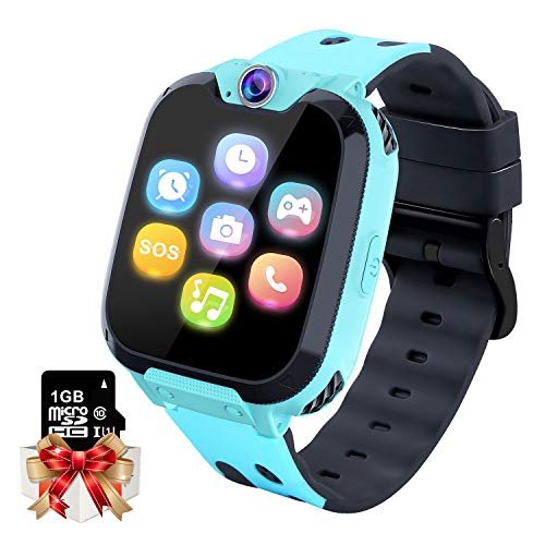 Smartwatch Per Bambini Orologio Da Polso Telefono Bambini Con Chiamata Q12  Blu
