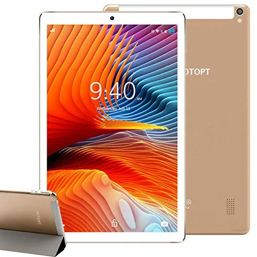 OUZRS Tablet 10 Pollici 4G LTE Android Tablet in Offerta 8GB RAM 128GB  Espandibili Tablet PC Octa Core 8000mAh Dual SIM 5+8MP Bluetooth GPS WiFi  Tablet Android con 2 en 1 Tastiera