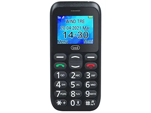 artfone Telefono Cellulare per Anziani con Tasti Grandi, SOS, 2.4 Display,  Supporto SIM Doppio, Chiamata Rapida and Torcia - Nero, Prezzi e Offerte