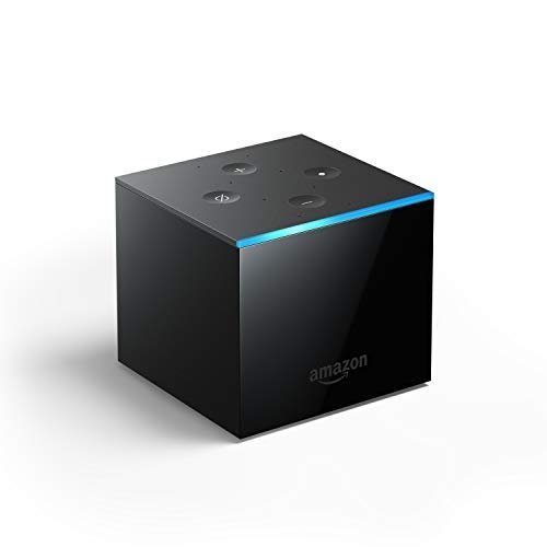 Fire TV Cube, Ricondizionato Certificato | Lettore multimediale per lo streaming con controllo vocale tramite Alexa e 4K Ultra HD