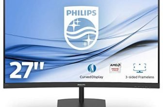 Philips Monitor Gaming 271E1SCA Monitor, Adaptive Sync 75 Hz, VA LED 27", FHD, 4 ms, HDMI, VGA, Casse Integrate, Flicker Free, Low Blue Light, VESA, Nero (Ricondizionato)