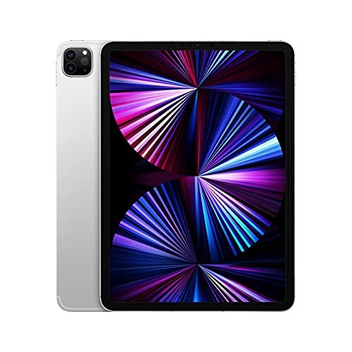 2021 Apple iPad Pro (11-pollici, Wi-Fi + Cellulare, 256GB) - Argento (Ricondizionato)
