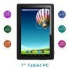 Haehne 7 Pollici Tablet PC, Google Android 4.4 Quad Core, 512MB RAM 8GB ROM, Doppia Fotocamera, Touchscreen Capacitivo, WiFi, Bluetooth, Nero