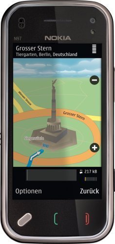 Nokia N97 Smartphone (UMTS, WLAN, GPS, 5 MP, Mappe Ovi ) cherry black (Importato da Germania)