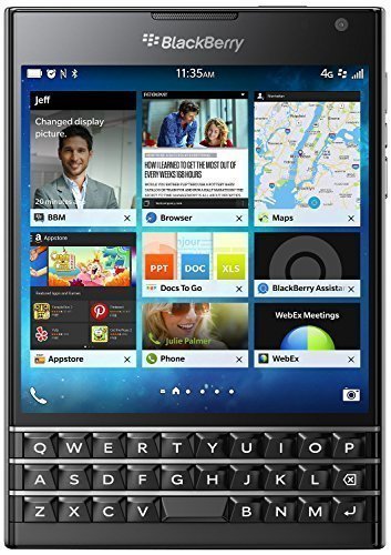 Passport Blackberry - Smartphone sbloccato da 4,5", colore: Nero