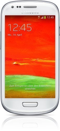 Samsung Galaxy S3 Mini GT-I8200N Smartphone, Display 4 Pollici, Fotocamera 5 MP, Memoria 8GB, Android 4.2, Bianco [Germania]