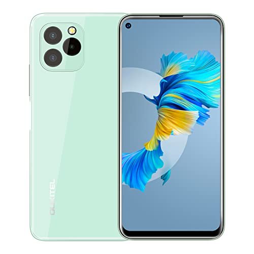 Smartphone OUKITEL C21 Pro, 6.39 ''HD+ Schermo, Android 11 MT6762D Telefono Cellulare, 256GB Espandibili 4GB RAM+64GB ROM, 21MP+8MP Fotocamera, Batteria 4000mAh, Dual 4G Cellulari Economici, NFC/OTG