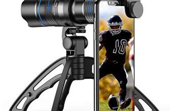 Apexel HD 20-40X Zoom Lens con treppiede Teleobiettivo Cellulare Lens Telescopio per iPhone Samsung altri Smartphone Caccia Campeggio Sport