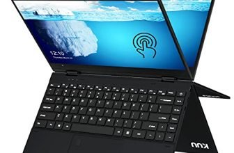 KUU 2 in 1 Notebook, 14,1 pollici FHD Windows 11 touchscreen Laptop Intel Core i3-1115G4 (fino a 4,1 GHz), 8 GB RAM 512 GB SSD, supporto sblocco impronte digitali, retroilluminazione tastiera Notebook