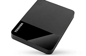 Toshiba 1TB Canvio Ready - Hard disk esterno portatile da 2,5" con SuperSpeed USB 3.2 Gen 1, compatibile con Microsoft Windows 7, 8 e 10, nero (HDTB410EK3AA)
