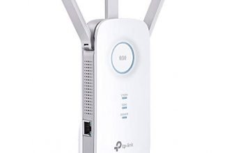 TP-Link Ripetitore WiFi Wireless, Velocità Dual Band AC1750, WiFi Extender e Access Point, Compatibile con Modem Fibra e ADSL, 1 Porta Gigabit(RE455)