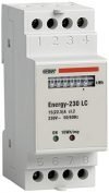VEMER VN960100 ENERGY 230 LC - Contatore di Energia Elettromeccanico per Sistemi Monofase, Misuratore Consumo Elettrico, Installazione Barra DIN 2 Moduli, Bianco
