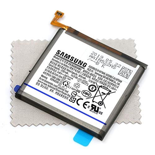 Batteria originale Samsung EB-BA905ABU per Samsung Galaxy A80 (A805F) con panno per la pulizia dello schermo mungoo