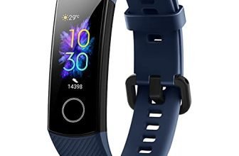 HONOR Band 5 Activity Tracker, Uomo Donna Smartwatch Orologio Fitness Cardiofrequenzimetro da Polso Impermeabile Smart Watch 0.95 Pollice Schermo a Colori,Blu