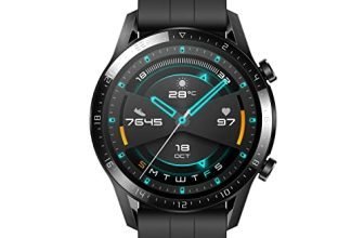 HUAWEI Smartwatch Watch GT 2 (46 mm), durata della batteria di 2 settimane, GPS integrato, 15 modalità sport, monitoraggio della frequenza cardiaca in tempo reale, chiamate Bluetooth, nero