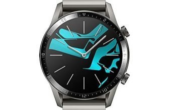HUAWEI Watch GT 2 Smartwatch, Durata Batteria fino a 2 Settimane, GPS, 15 Modalità di Allenamento, Display del Quadrante in Vetro 3D, Chiamata Tramite Bluetooth, Grigio (Titanium Gray), 46 mm