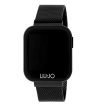 LiuJo Smartwatch Touchscreen, con Meteo, da Donna, NeroSWLJ003