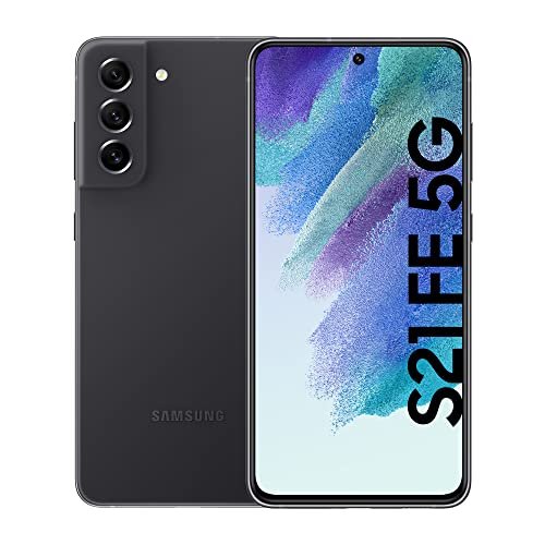 Samsung Galaxy S21 FE 5G Smartphone Android 128GB SIM Free Display 6.4" Dynamic AMOLED 2X, 3 Fotocamere Posteriori, Grigio (Graphite) [Versione Italiana]