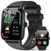 Smartwatch Chiamate Bluetooth,1,85" HD Schermo Tattile Orologio Smart Watch Uomo Donna,IP68 impermeabile,Con cardiofrequenzimetro/ossigeno nel sangue/contapassi/monitoraggio del sonno per Android IOS