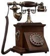 Telefono retrò Telefono vintage Telefono- Telefono Vecchio quadrante rotativo in legno massello Antico telefono con quadrante retrò Ufficio di rete fissa domestica cinese