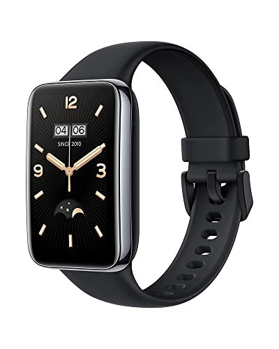 Xiaomi Smart Band 7 Pro, Smart Watch Uomo con Display AMOLED da 1,64", Orologio Bluetooth con GPS Cardiofrequenzimetro Donna, 110 Modalità Sportive Resistenza all'acqua di 5 ATM Fitness Watch, Nero