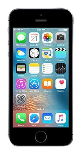 Apple iPhone SE 16 GB SIM-Free Smartphone - Space Grey [Regno Unito] (Ricondizionato)