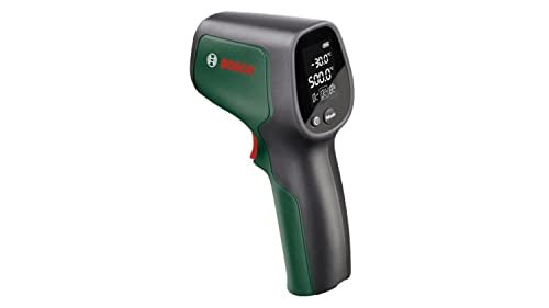 Bosch termometro a infrarossi UniversalTemp (-30 °C...+500 °C, misurazione facile e precisa, 3 gruppi di materiali predefiniti)