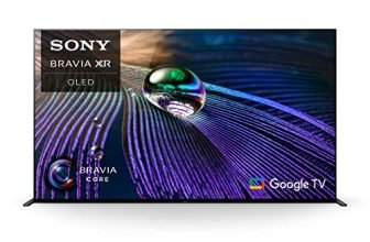 Sony XR-55A90J - Smart TV OLED 55 pollici, 4K Ultra HD, HDR, con Google TV - Nero XR55A90JPAEP