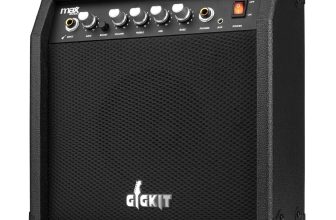 AMPLIFICATORE PER CHITARRA 40W COMPATTO CON BASSI + MEDI + ALTI E AUX - nuovo