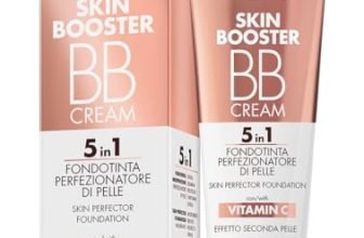 Deborah Milano - BB Cream Skin Booster, n.01 Nude, SPF 15, con Vitamina C, Crema Colorata Viso Effetto Seconda Pelle, 30ml