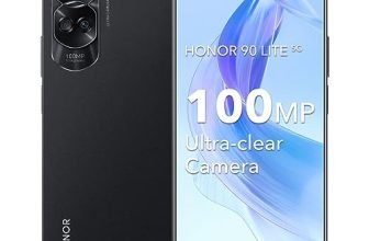 HONOR 90 Lite Smartphone 5G 8GB 256GB, Fotocamera Principale da 100 MP, 6.7" LTPS LCD, 4500mAh Batteria, Android 13, Dual Sim, NFC, Nero