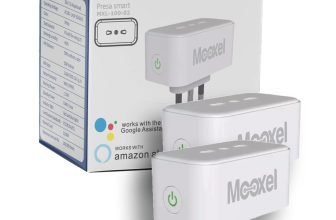 MOOXEL Presa smart Slim Sottile WiFi italiana e contatore elettrico MXL-100-02