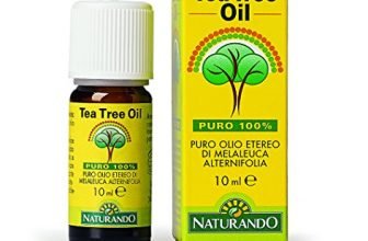 Naturando Tea Tree Oil 10 ML Puro Olio Etereo 100% di Melaleuca Alternifolia