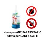 Shampoo Antiparassitario Biocide per Cani e Gatti 200 ml antipulci zecche