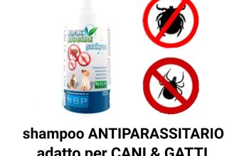 Shampoo Antiparassitario Biocide per Cani e Gatti 200 ml antipulci zecche