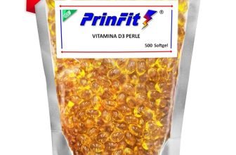 Vitamina D3 10000 UI healthy -500 softgels Alto Dosaggio vitamin origins PrinFit