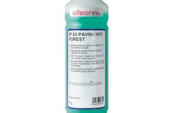 Allegrini IP 63 Forest Detersivo Pavimenti e Detergente Robot Lavapavimenti Profumato per la Pulizia di Superfici Dure Ceramica Marmo Gres Porcellanato 1000 ml