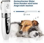 GHB - Rasoio PET Tosatrice per Animali Cani e Gatti 4 Testine con 2 Batterie