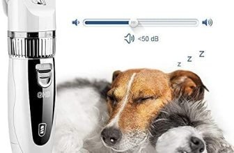 GHB - Rasoio PET Tosatrice per Animali Cani e Gatti 4 Testine con 2 Batterie