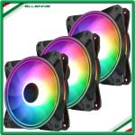 ✅ 3X VENTOLE LED RGB COLORATE PC CASE 120MM SILENZIOSE FLUSSO D'ARIA ELEVATO ✅