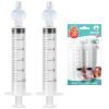 Blendura 2 PCS Siringa per Lavaggi Nasali Bambini 10 ml, Baby Doccia Nasale Sicuro e Confortevole, Irrigazione Nasale Riutilizzabile Portatile Aspiratore Nasale