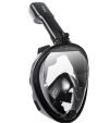 MASCHERA SUBACQUEA FULL FACE, SUB ANTI-FOG SNORKELING SCUBA DIVING MASK, NERA