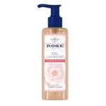 Acqua alle Rose, Gel Lavaviso Illuminante con Vitamina C di Rosa Canina, Detergente Viso per Pelli Spente e Opache, Azione Energizzante, Deterge e Ravviva la Pelle Uso Quotidiano, 200 ml