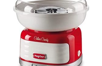 Ariete 2973 - Cotton Candy Party Time - Macchina per Zucchero Filato compatibile con zucchero semolato e caramelle dure - 500 Watt - Rosso