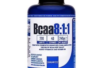 Bcaa 8:1:1 integratore alimentare di aminoacidi a catena ramificata con vitamine B1 e B6 200 compresse