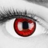 Lenti a Contatto Colorate Rosse Red Flower Lenses - Con Porta Lenti a Contatto