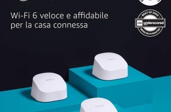 Router Wi-Fi Mesh Amazon Eero 6 | Ethernet 500 Gbps | Fino a 420 M² | Connession