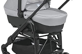 CAM Il Mondo del Bambino - art.784015/T902 - Sistema Modulare Combi Tris - carrozzina, passeggino, seggiolino auto e borsa - made in Italy - perfetto da 0 a 48 mesi - GRIGIO