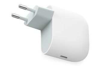 Caricatore Google USB-C 45 W - Caricatore per la ricarica rapida di smartphone Pixel - Compatibile con i prodotti Google e altri dispositivi USB-C® - Bianco ghiaccio