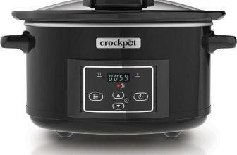 Crockpot Pentola per Cottura Lenta Slow Cooker 4,7L,Coperchio con Cerniera 220W